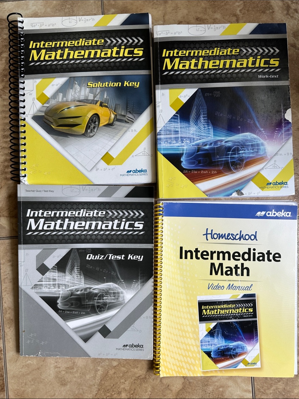 Abeka 7th Grade Intermediate Mathematics Teacher/Parent Bundle - Current Edition